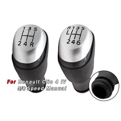 5/6 Speed Gear Shift Knob for Renault Clio 4 IV MK4 - Car Transmission Lever, Durable Auto Shifter Interior Accessories