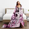 Nana Hachi  Manga Knitted Blanket Anime  Flannel Throw Blanket Summer Air Conditioning Portable Soft Warm Bedsprea