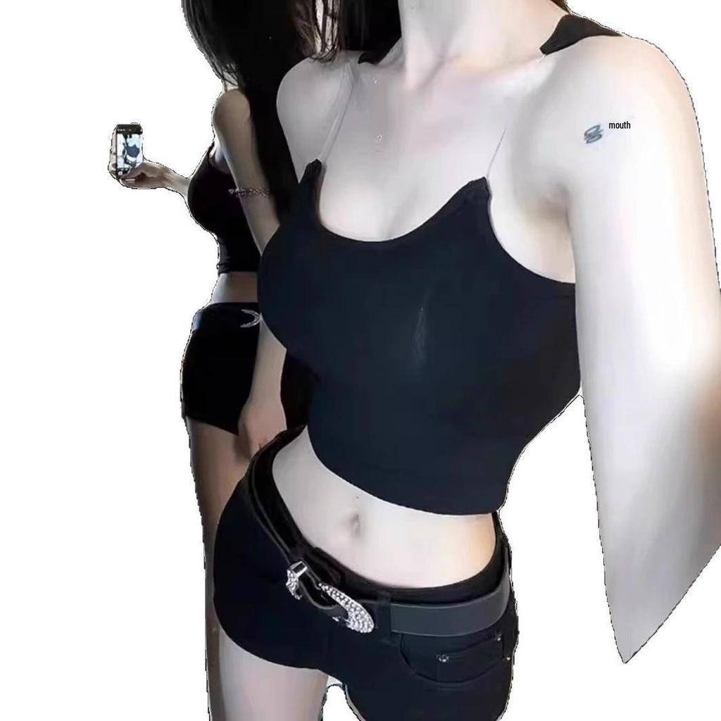 Trendy Women's Black Denim Low-Waist A-line Shorts, Summer 2025 Korean Style