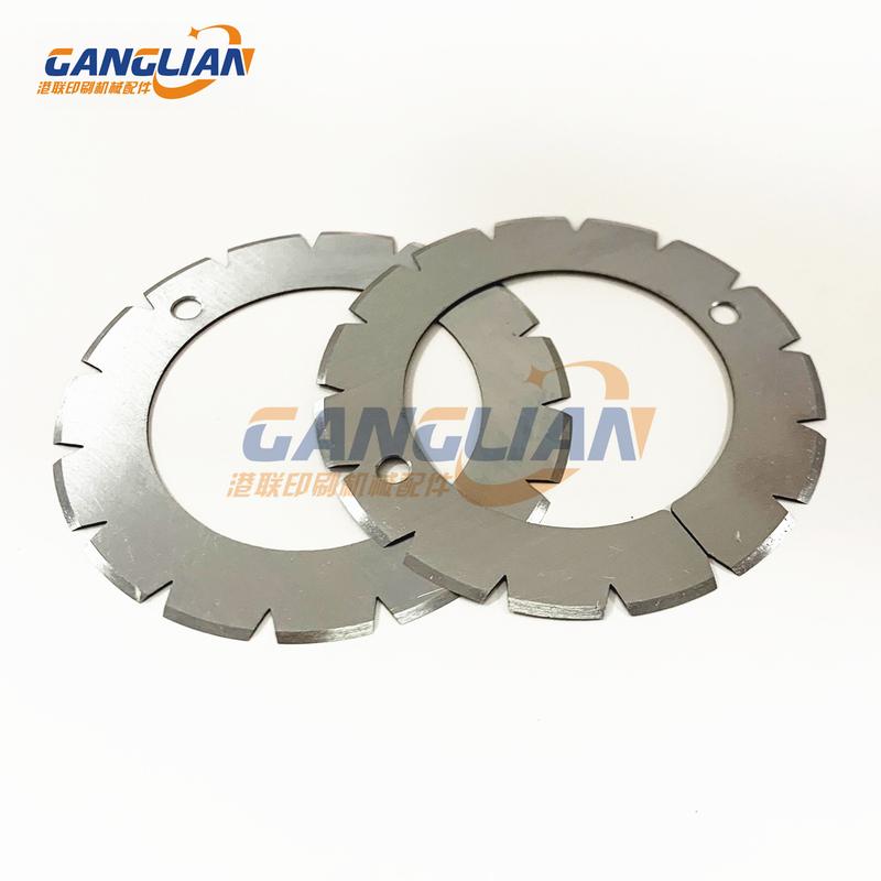 10 Pieces Cutter Blade 62*40 15T Sheet Round Knife For Heidelberg Folding Stahl MBO Creasing Perforating Knife Printing Machine