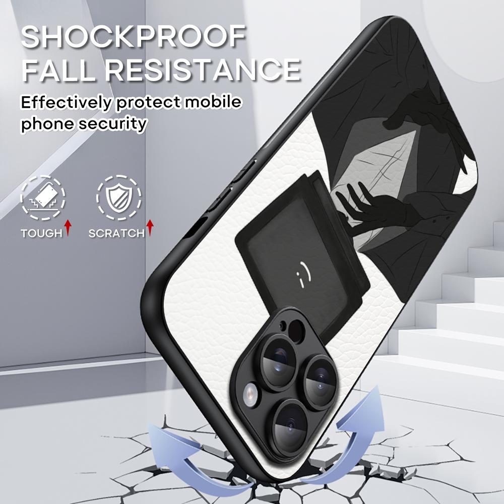 Anime Skibidi TV hot poster pattern Phone Case For iPhone 17 16 15 14 13 12 Plus Pro Max High-end Luxury Magsafe Sheepskin
