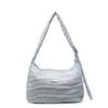 Korean version ins simple plaid large-capacity commuter women's tote bag sweet small fragrant exquisite shoulder messenger bag