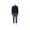 Emporio Armani Fw22 Solid Color Pullover Sweatshirt Men Sweatshirt Black 6L1MM41-JHSZ1-0999