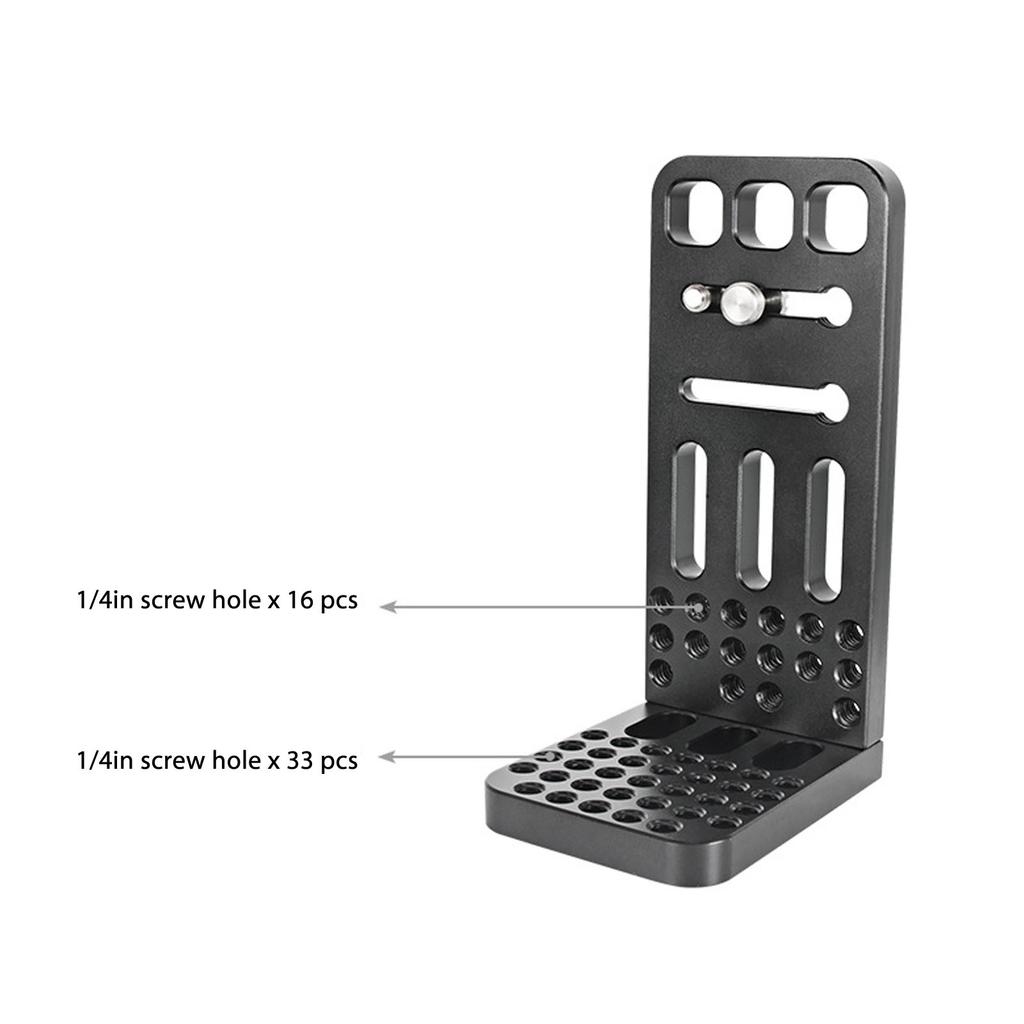 DSLR Camera L Bracket Plate Vertical Horizontal Shooting Quick Release Tripod Stabilizer Mounting Plate