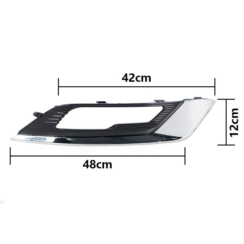 Left Foglight Lamp Cover Frame For Ford Fusion Mondeo Explorer Sport 2017-2019