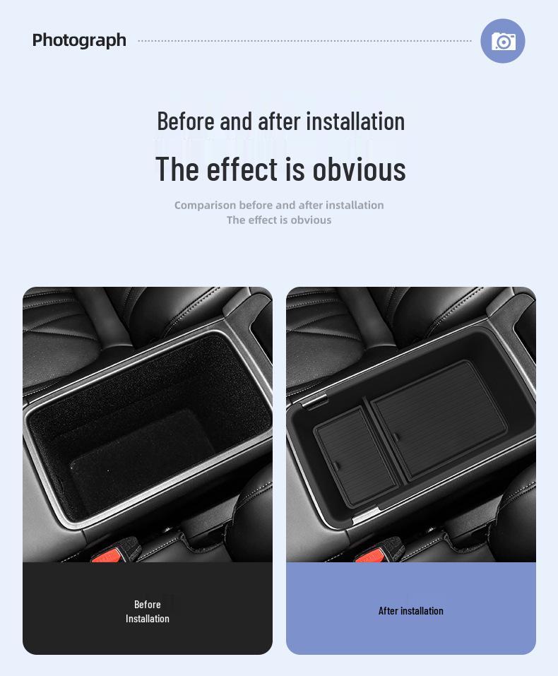 Zeekr X Armrest Console Storage Box - Compatible with 26 Models, Car Interior Accessory