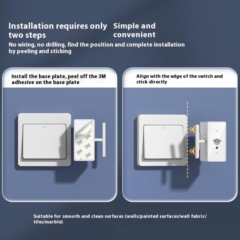 Wireless Control Light Switch Off Tool Automatic Button Pusher Intelligent Usb Rechargeable Lazy Remote Control Switch