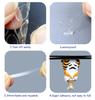 200Pcs Transparent Double-Sided Tape Pads Adhesive Dots Fastener Self Adhesive Tape Diy Action Figures Carpet Poster Fixing Tape