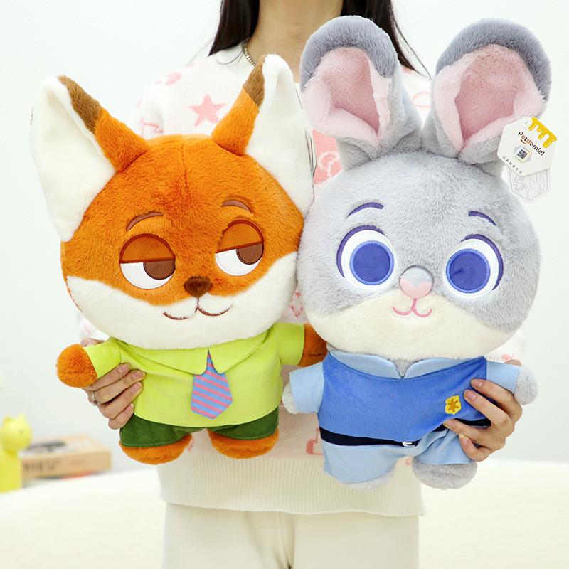 Judy Zootopia Hopps  Nick Wilde Plush Stuffed Animal Toy Fox  Doll Bunny