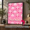 Personalized Jigglypuff Diamond Art Custom Name 5D Diamond Painting Full Drill DIY Craft