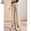 Women's Winter Fleece-Lined Wide Leg Pants