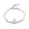 Vivienne Westwood Mini Bath Relief Pearl Bracelet 61030001 02p131
