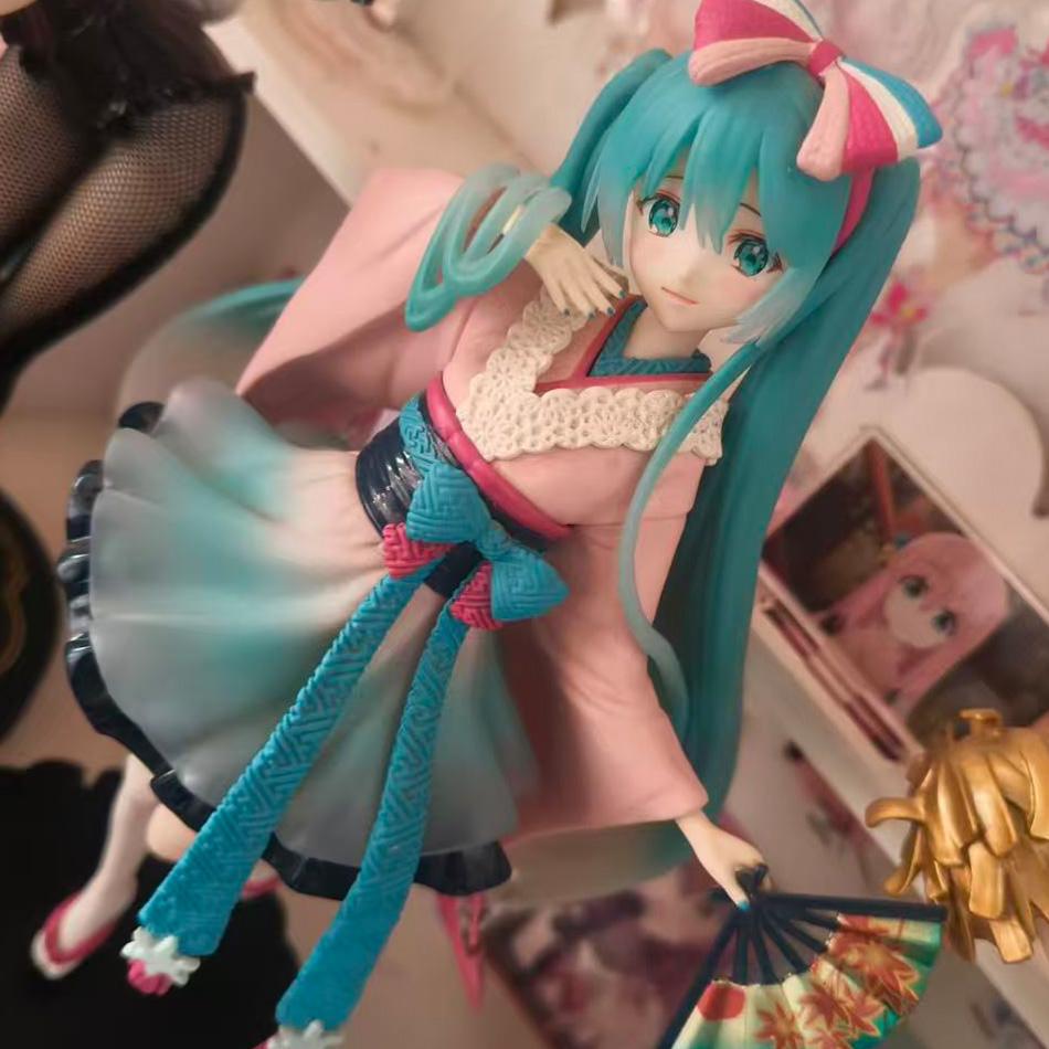 Hatsune Miku Anime Figurine - Cute Action Pvc Toy Desktop Collection Gift - Standing & Sitting Posture Series