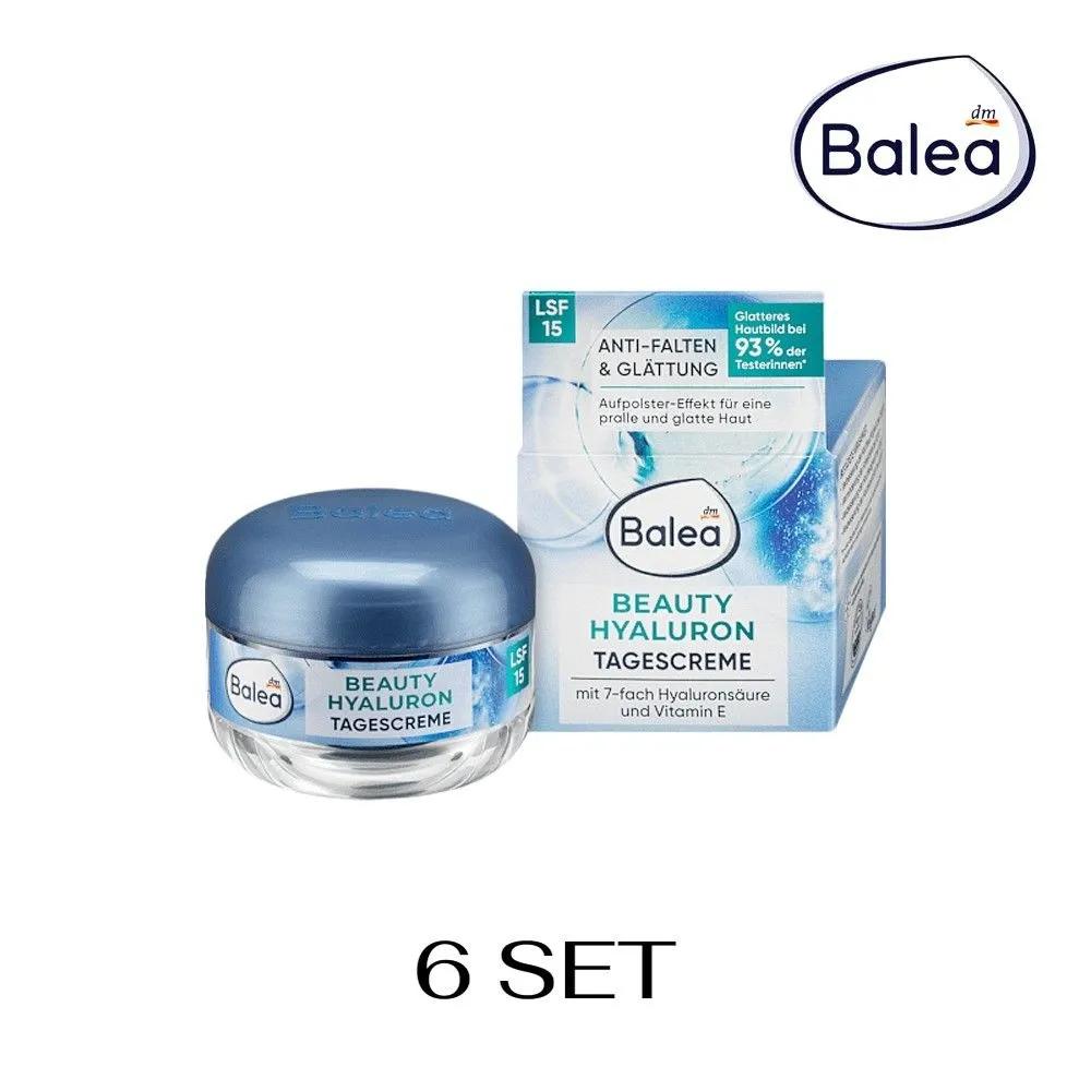 German balea Beauty Hyaluronic Day Cream 50ml LSF15 6-Piece Set