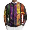 Herren Rundhals Langarm Rippstrick Pullover