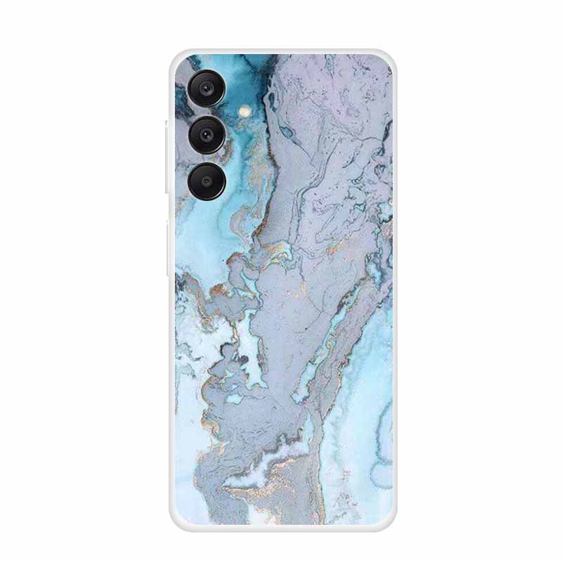 Marble Patterns Phone Case for Samsung A25 Soft Transparent TPU Clear Cover for Samsung Galaxy A 25 Protective Silicone Shell
