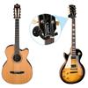 Gitarre mit Schutzschwamm und Gitarrenhalter für und Inklusive Montage Schwarzer Wandhalter, 2-teiliges Set, Gitarren, Bässe, Violinen,
