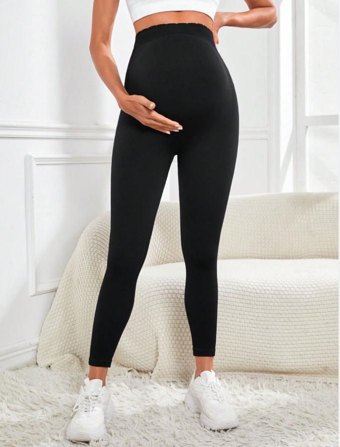 Maternity Yoga Leggings: High Elastic, Quick-dry, Breathable, Essential for Autumn/Winter.