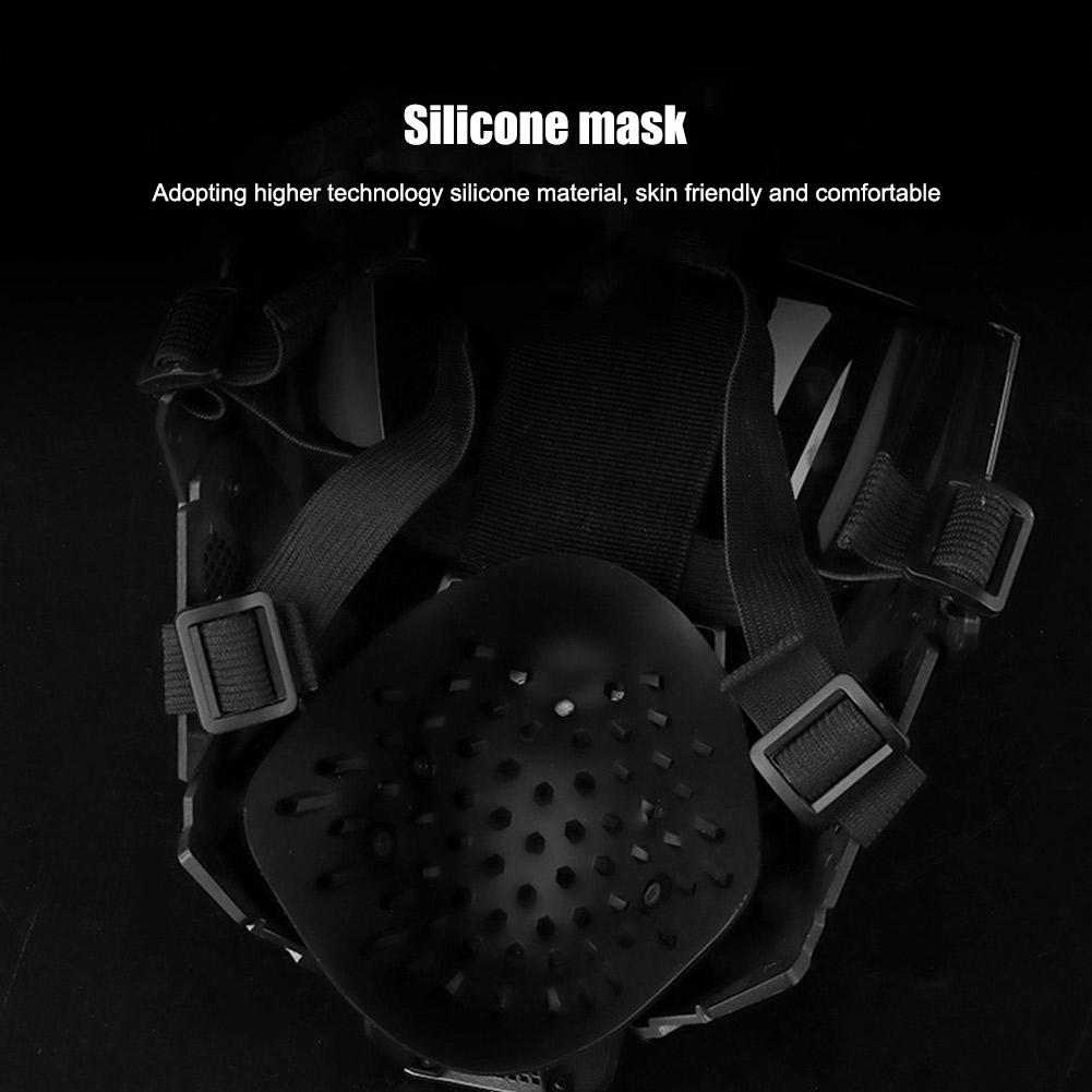 

Cosplay Mask Removable Airsoft Paintball CS Wargame Sports Mask Double Sided Anti-fog Lens Protective Gear CN