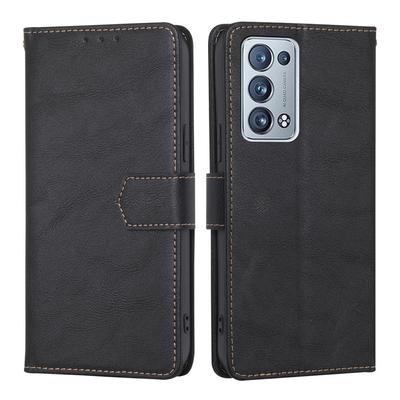 RFID Anti-Theft Flip Wallet Case For Oppo Reno 4 5 Lite Realme 8i 9i C21Y C21 C25Y C35 C31 8 9 Pro Cover PU Leather Holster 6 Card Slots Phone Bumper