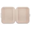 Menubox Z Trzciny Cukrowej Niedzielony, Dwuwarstwowy 1500 Ml, 24,1 X 21 X 4 Cm 50 Szt.