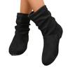 One-pedal Low-top Women's Boots Fashionable and Casual Stacking Ultra-low Elastic Women's Boots