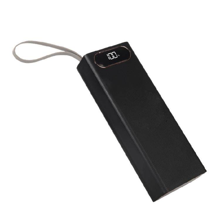 Quick Release 18650 Battery Storage Box 22.5W Fast Charging 20Slots Configuration WeldingFree Plastic Base Storage Case чёрный