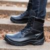 Unisex Boots High-top Boot High Quality Casual Leather Boots Work Safety Boot Desert Combat Boots for Men Women Hiking Boot Bota