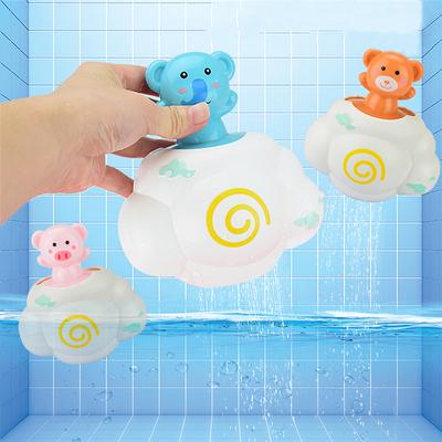Giocattolo per baby shower, bambini che giocano con i giocattoli acquatici, nuvole di pioggia, giocattolo acquatico