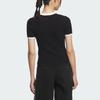 Adidas Originals Ott Tight Woven Sports Slim Fit Short Sleeve Regular T-Shirt Women Tops KS6110