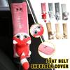 Cute Animal Car Seat Belt Pads Universal Car Seat Shoulder Strap Pad Cushion Cover Car Belt Protector Safety Belt Cover