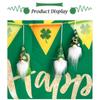 St. Patrick Day Pendant Home Decor Green Doll Ornaments Faceless Rudolph Hangers Dwarf Hanging