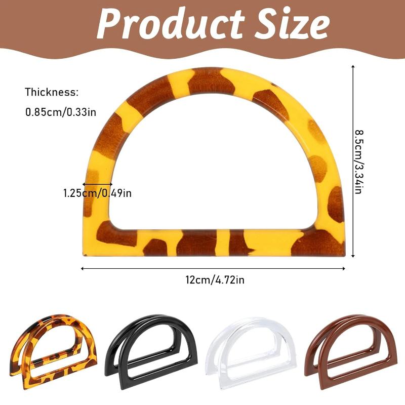 Innovative D-Form Ersatzgriffe für Taschen Geeignet für Mode DIY