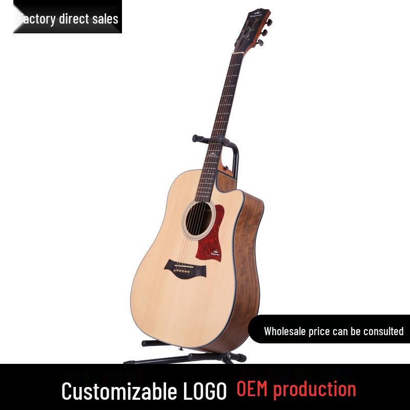 Folding A-Frame Stand for Electric, Folk, Bass, Pipa & Classical Guitars Vertical Stand