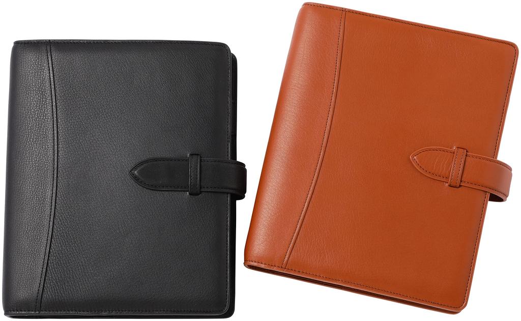 Franklin Planner Calm Soft Leather Binder 30mm Brown Classic Size 65623