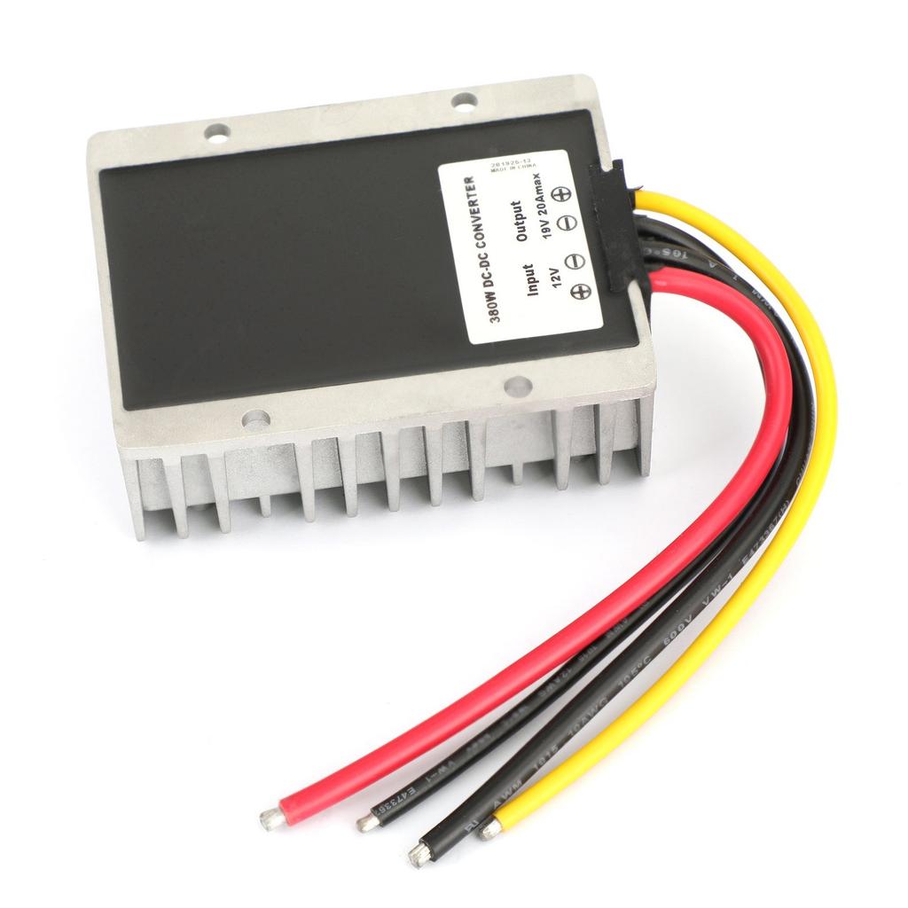 Areyourshop 12V to 19V 20A 385W DC-DC Boost Step Up Power Converter Voltage Regulator Module