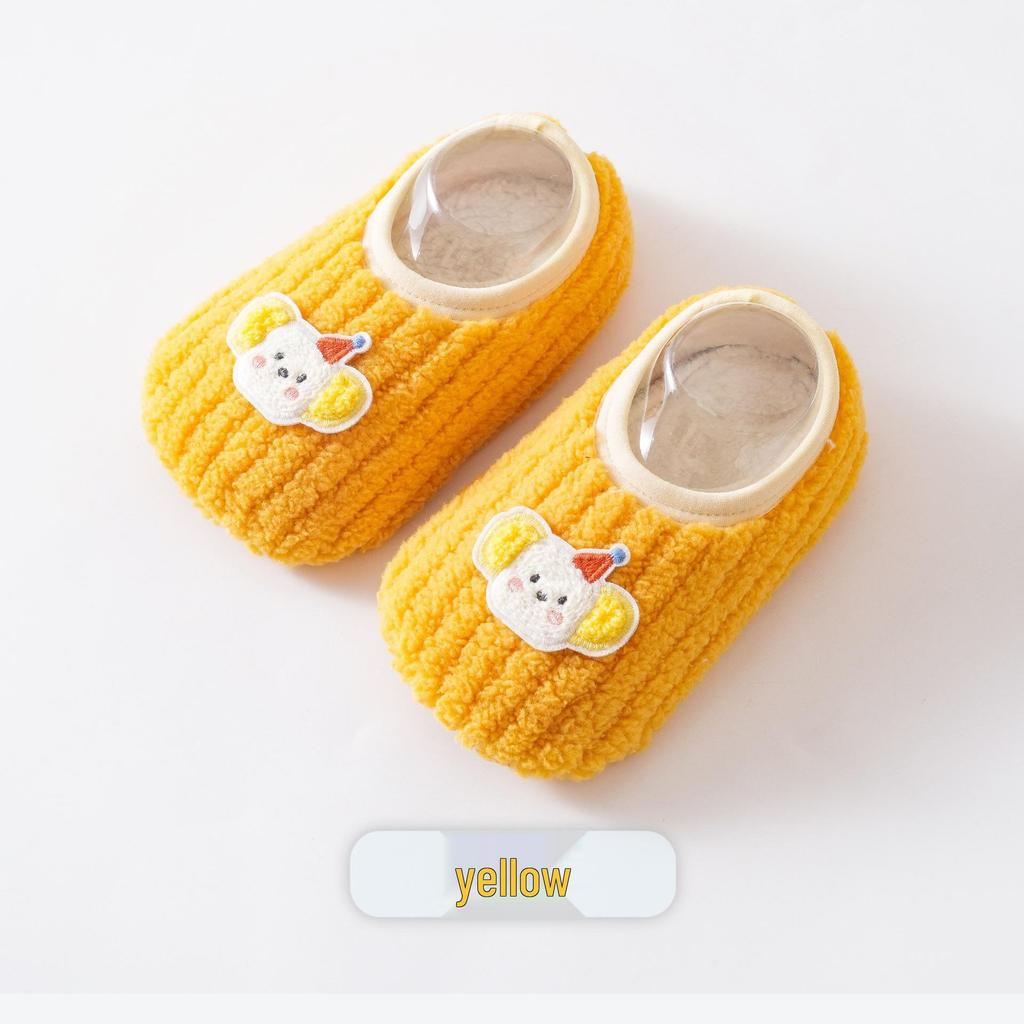 Warm Velvet Non-Slip Crawling Mats & Floor Shoes for Infants and Toddlers