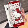 Hello Kitty Chain Transparent Case For Xiaomi Redmi Note 15 Pro 15C 5G 14C Note 14 13 12 Pro Plus 13C 12C A5 5G 4G INS Casing