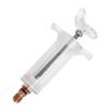 1 x SAE R134A Manual Oil Booster Oil Injection Syringe Injector with A C Tuner Injector and Oil Dye Injector Kit 30ml