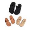 Vintage Toe Flat Sandals 2025 Summer Women's Flip-flops with Skirt Vacation Beach Roman Shoes
