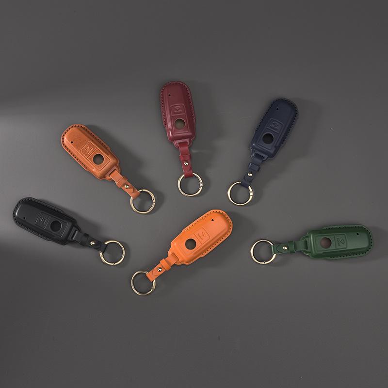 Vlastní kryt klíče a klíčenka z pravé kůže pro Yamaha TMAX530/560 DX SX