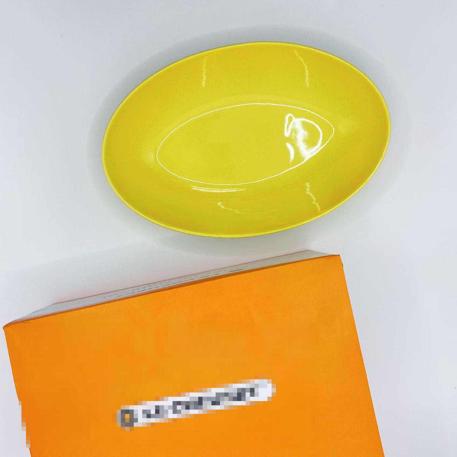 

Эллиптическая глубокая суповая миска, диск для рыбы, тарелка для суши, красочная столовая посуда, миски для рамэна, 23 см 23cm 15CM