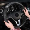 Universal Car Steering Wheel Cover Wrap Rhinestones For Woman Girl Lovely Cute