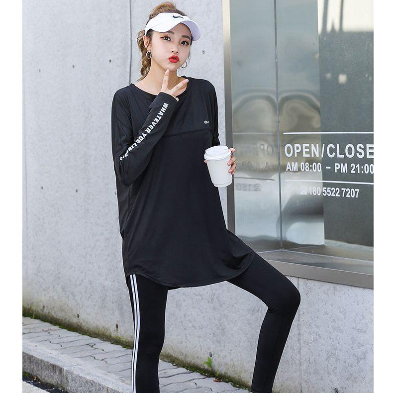 Women's High-End Quick-Dry Yoga and Running Suit - Spring & Autumn