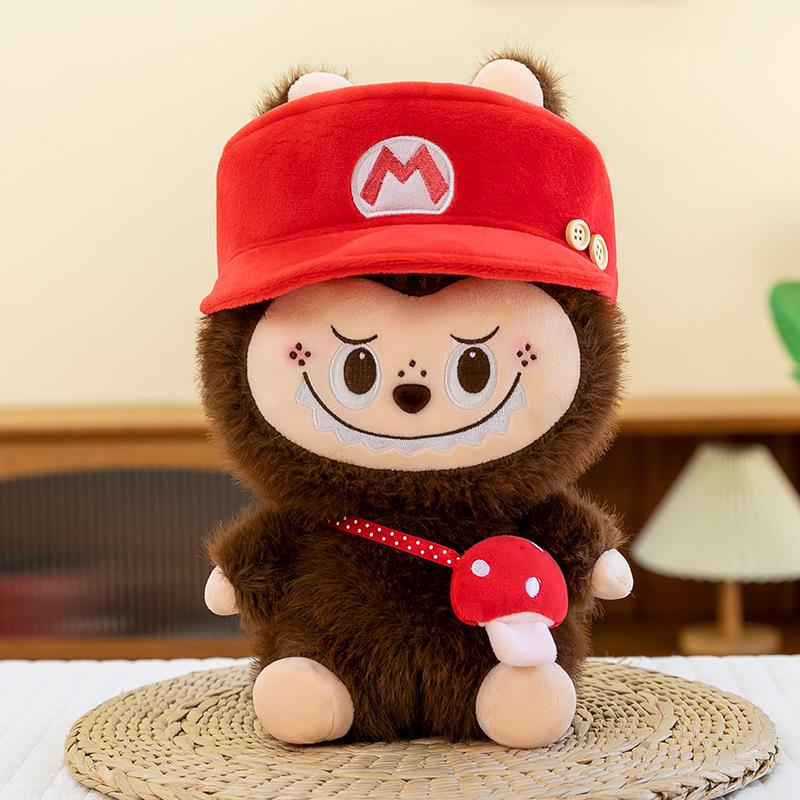 Plush Toy Plush Doll Machine Exchange Large Throw Pillow