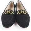 Excellent Salvatore Ferragamo pumps BABS Double Gancini black Nubuck Women 5.5 Used