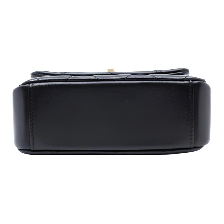 Chanel Sheepskin Crossbody Bags Mini Women's Black AS2733-B06356-94305