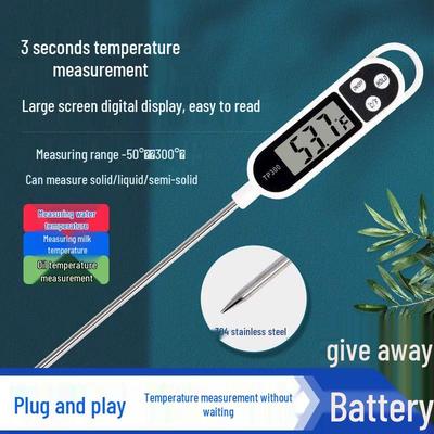 High-Precision Kitchen Thermometer for Frying, Coffee, Milk, and Oil