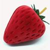 1 Pcs New Strawberry Form Velvet Ring Storage Case Jewelry Box Ring Protector Flocking Gift Box