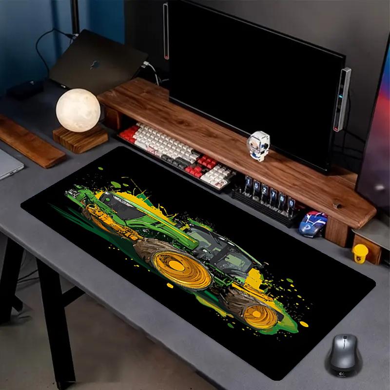 Tappetino Mouse Tema Camion, Base in Gomma Antiscivolo, Multifunzionale per Ufficio e Casa, Perfetto per la Personalizzazione dello Spazio di Lavoro.